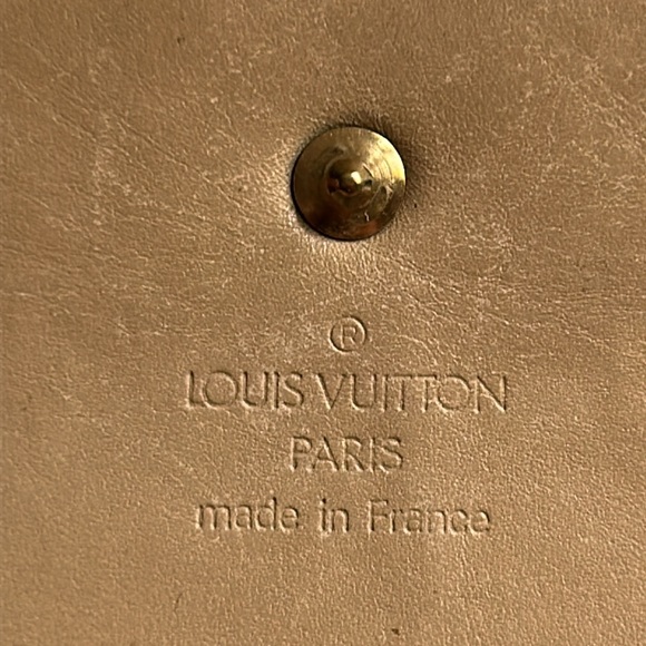 LOUIS VUITTON Long Monogram Gold Vernis LV Sarah Portefeuille Vintage TH1023 - Picture 7 of 13